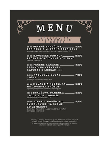 Opinii despre 3 groše în Nové Zámky - Gastronómia a pohostinstvo