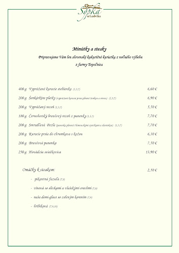 Opinii despre Sýpka u Ludvíka în Báb - Gastronómia a pohostinstvo