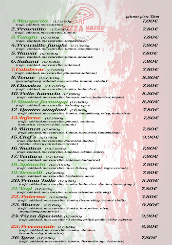 Opinii despre Pizza Marco în Hlohovec - Gastronómia a pohostinstvo