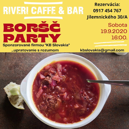 Opinii despre RIVERI Caffe & Bar în Banská Bystrica - Gastronómia a pohostinstvo