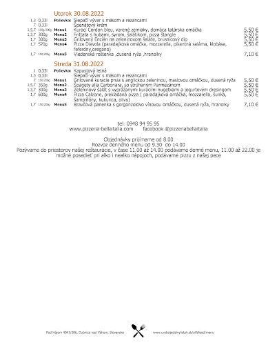 Ristorante pizzeria Bella Italia