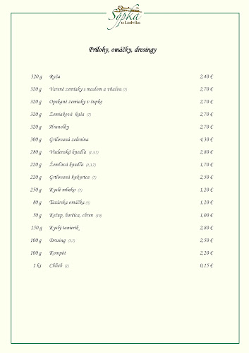 Sýpka u Ludvíka - Gastronómia a pohostinstvo