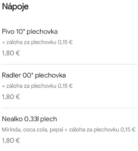 Garage Pizza & Burger - Malacky