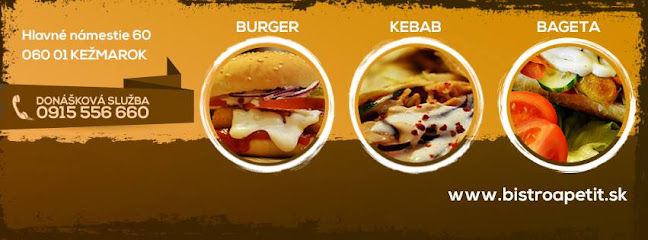 Opinii despre Bistro Apetit - Burger, Kebab, Bageta în Kežmarok - Gastronómia a pohostinstvo