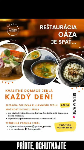 OÁZA REŠTAURÁCIA - Košický Klečenov