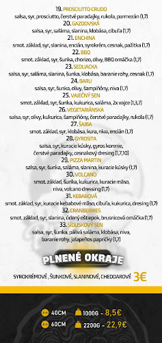 Pizza Martin - Gastronómia a pohostinstvo