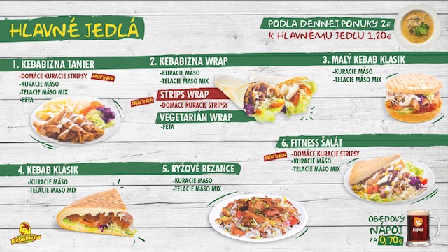 Opinii despre Kebabizňa Juh în Trenčín - Gastronómia a pohostinstvo