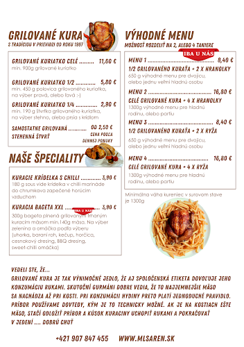 Opinii despre MLSÁREŇ - Grill & Bistro în Prievidza - Gastronómia a pohostinstvo