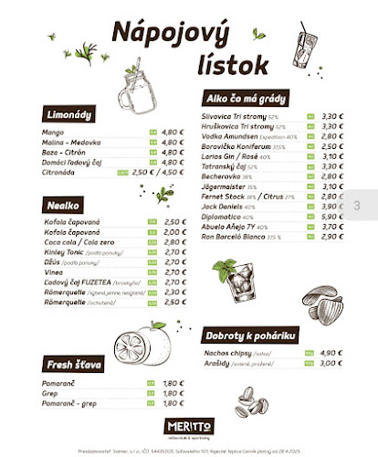 MERITTO reštaurácia & apartmány - Rajecké Teplice