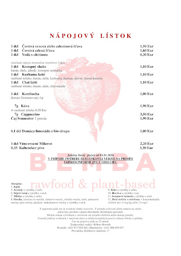 BEMBA - rawfood & plant-based - Gastronómia a pohostinstvo