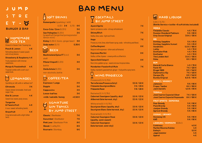 Opinii despre JUMP STREET Burger & Bar în Bratislava - Gastronómia a pohostinstvo