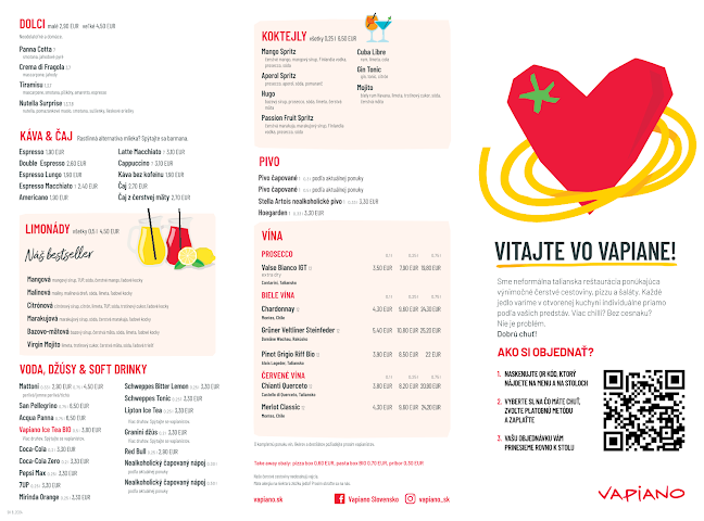 Opinii despre Vapiano Nivy în Ružinov - Gastronómia a pohostinstvo