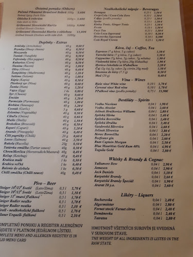 Opinii despre Pizzeria Kachelman în Banská Štiavnica - Gastronómia a pohostinstvo