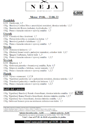 Neja Restaurant - Tvrdošín