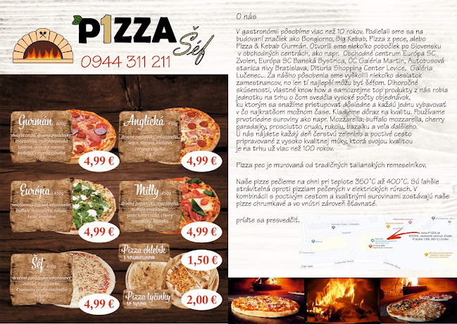 P1ZZA ŠÉF - Zvolen