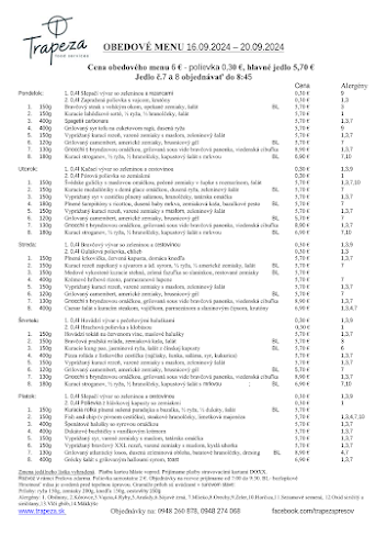 Opinii despre Trapeza în Prešov - Gastronómia a pohostinstvo