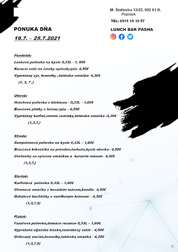 Lunch Bar Pasha - Pezinok