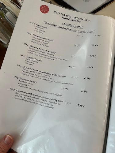 Penzión Tri koruny - Gastronómia a pohostinstvo