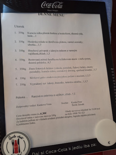 Comentarii opinii despre Reštaurácia Sunny