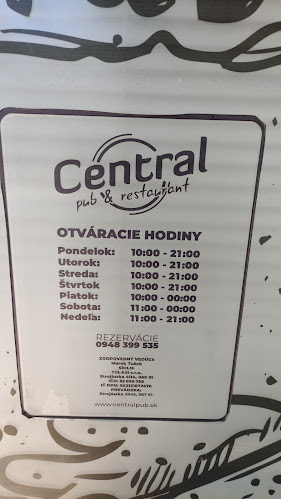 Central pub & restaurant - Snina