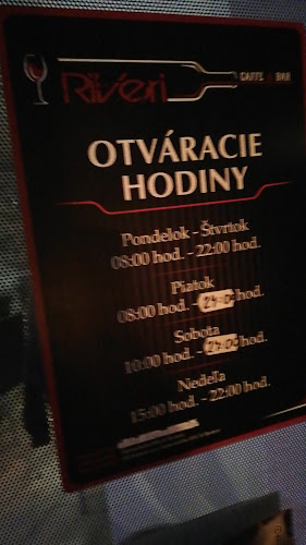 RIVERI Caffe & Bar - Gastronómia a pohostinstvo