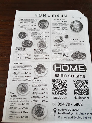 Opinii despre HOME Bistro în Vranov nad Topľou - Gastronómia a pohostinstvo