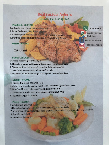 Reštaurácia Asterix - Gastronómia a pohostinstvo