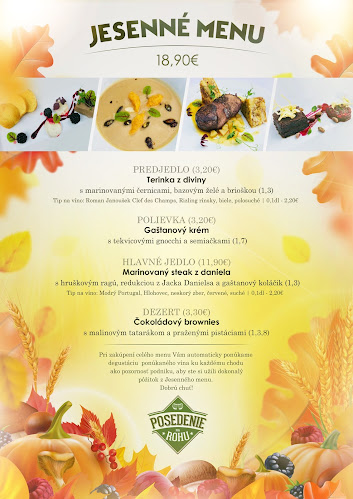 Posedenie Na rohu - Gastronómia a pohostinstvo