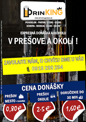 Opinii despre Drinking Prešov - donáška alkoholu în Sekčov - Gastronómia a pohostinstvo