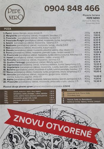 Pepe Nero Pizzeria Italiana - Gastronómia a pohostinstvo