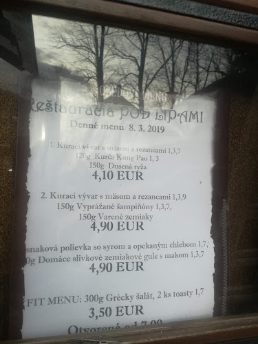 Reštaurácia Pod Lipami - Ľubochňa