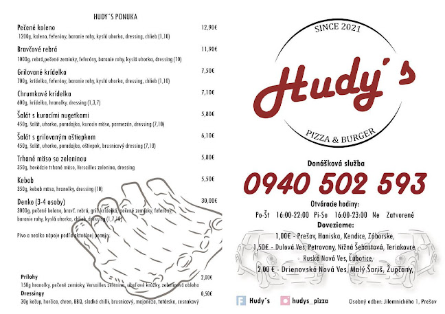 Hudy´s pizza