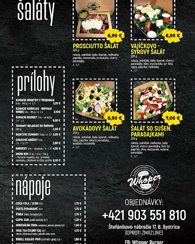 Opinii despre Whoper Burger în Banská Bystrica - Gastronómia a pohostinstvo