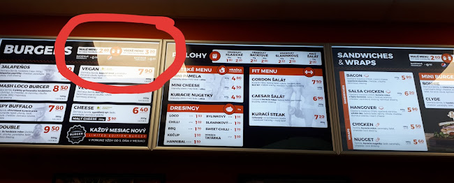 Opinii despre Loco Burgers & Sandwiches în Nitra - Gastronómia a pohostinstvo