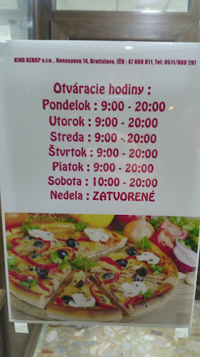 Opinii despre King Kebap în Petržalka - Gastronómia a pohostinstvo