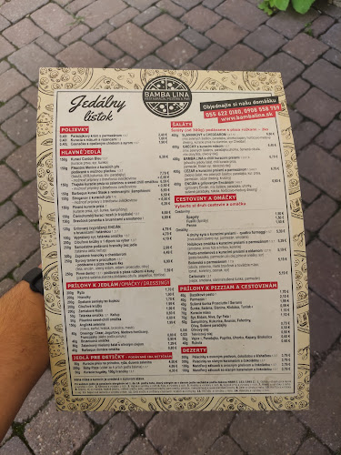 Opinii despre Bamba Lina - reštaurácia, pizzéria a pub în Staré Mesto - Gastronómia a pohostinstvo