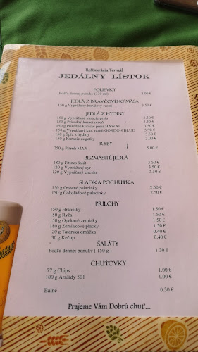 Reštaurácia TERMAL Patince kúpele - Gastronómia a pohostinstvo