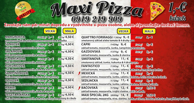 Maxi Pizza Sabinov