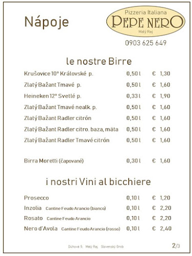 Comentarii opinii despre Pepe Nero Pizzeria Italiana