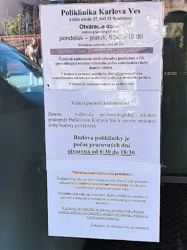 Bufet a jedáleň Poliklinika Karlová Ves