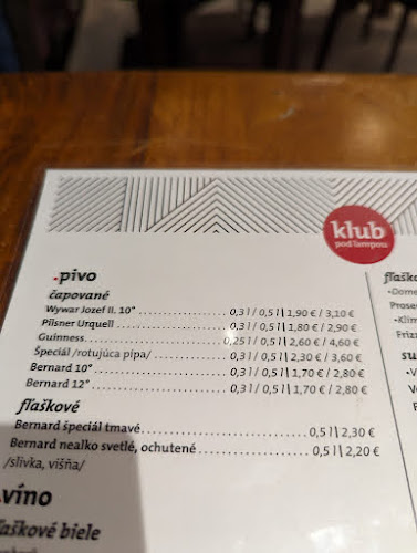 .klub pod lampou - Gastronómia a pohostinstvo