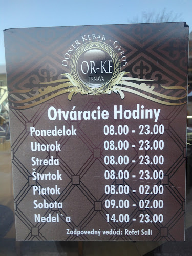 OR-KE Kebab - Gastronómia a pohostinstvo