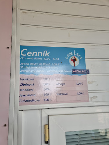 Opinii despre Zmrzlina CAMBERA în Strážske - Gastronómia a pohostinstvo