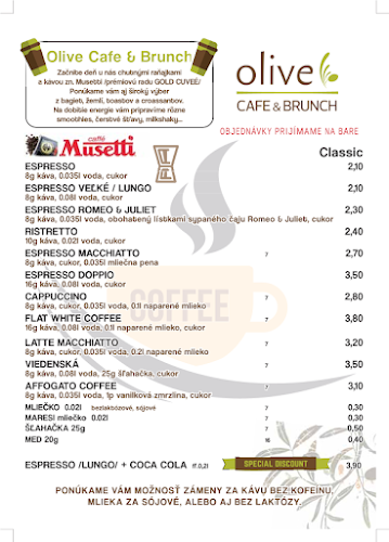 Opinii despre Olive Café & Brunch în Staré Mesto - Gastronómia a pohostinstvo