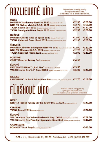 Opinii despre O-PI kaviareň în Ružinov - Gastronómia a pohostinstvo