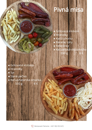 Restaurant Tatrania - Gastronómia a pohostinstvo
