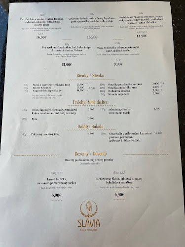 Slávia - Gastronómia a pohostinstvo