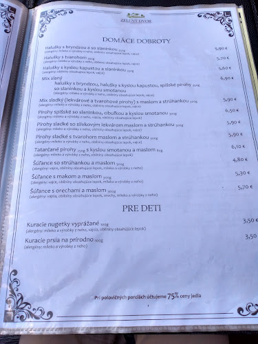 Reštaurácia Zelený Dvor - Sídlisko Ťahanovce