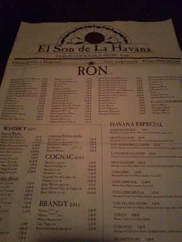 Opinii despre El Son de La Havana în Humenné - Gastronómia a pohostinstvo