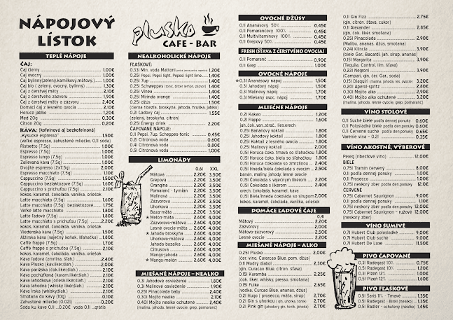 Opinii despre Plusko CAFE - BAR în Kysucké Nové Mesto - Gastronómia a pohostinstvo